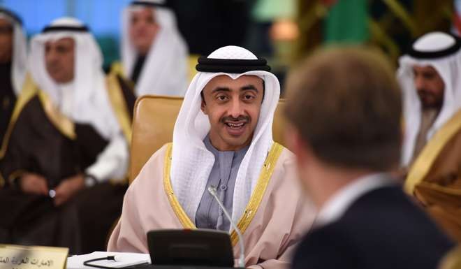 Emirati Foreign Minister Sheikh Abdullah bin Zayed al-Nahyan has declined to criticise Trump’s travel ban. Photo: AFP