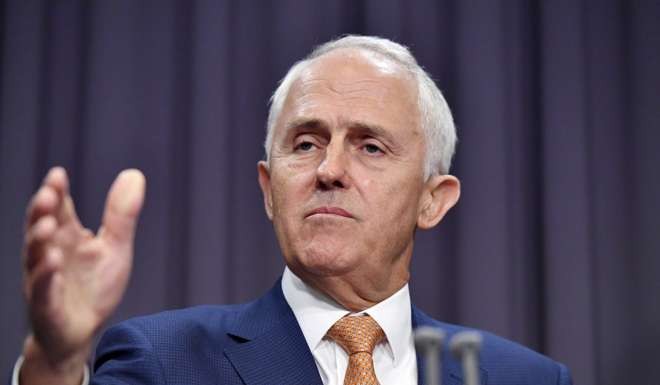 Australian Prime Minister Malcolm Turnbull comments on a deal with the United States accepting refugees from Australia at Parliament House in Canberra. Photo: AP