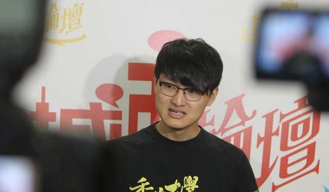 Former student leader Billy Fung Jing-en expressed scepticism over Mathieson’s decision to leave. Photo: Franke Tsang