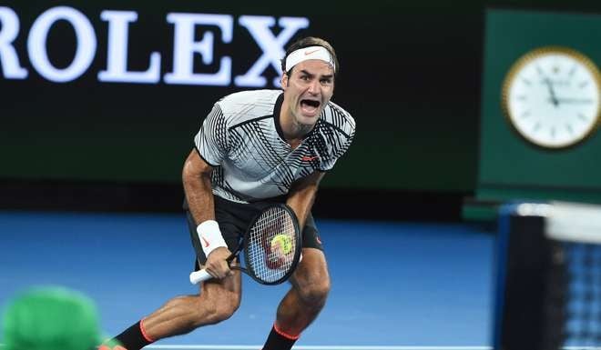 Roger Federer wins his 18th grand slam singles title. Photo: TNS
