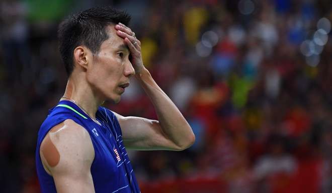 Malaysia's Lee Chong Wei at the 2016 Olympic Games. Photo: AFP