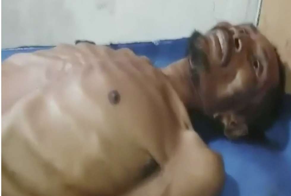 Supriyanto lies close to death four months after the video was taken.