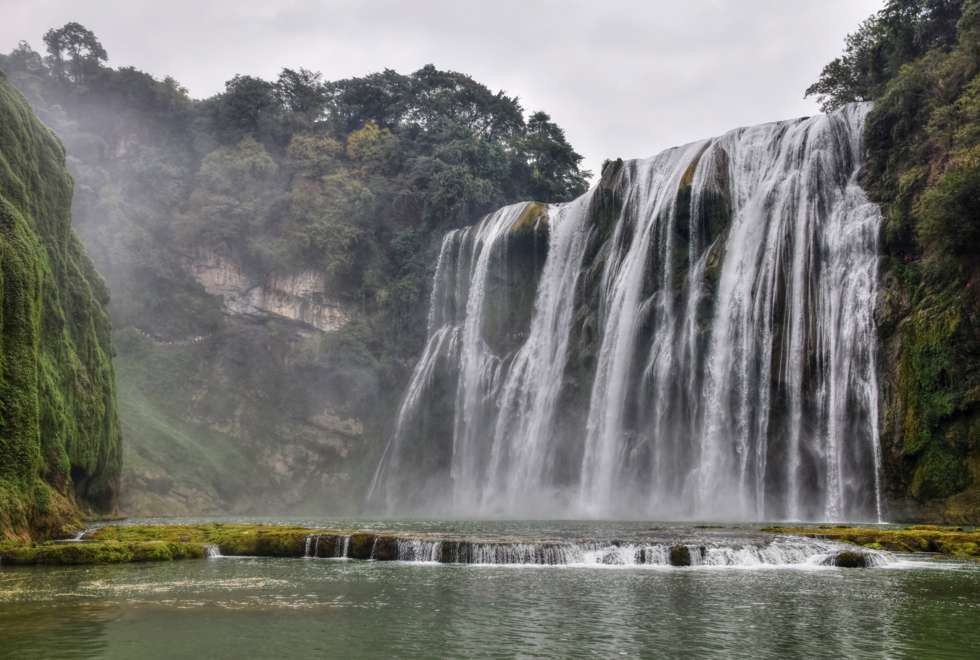 Huangguoshu waterfall, in Guizhou province.