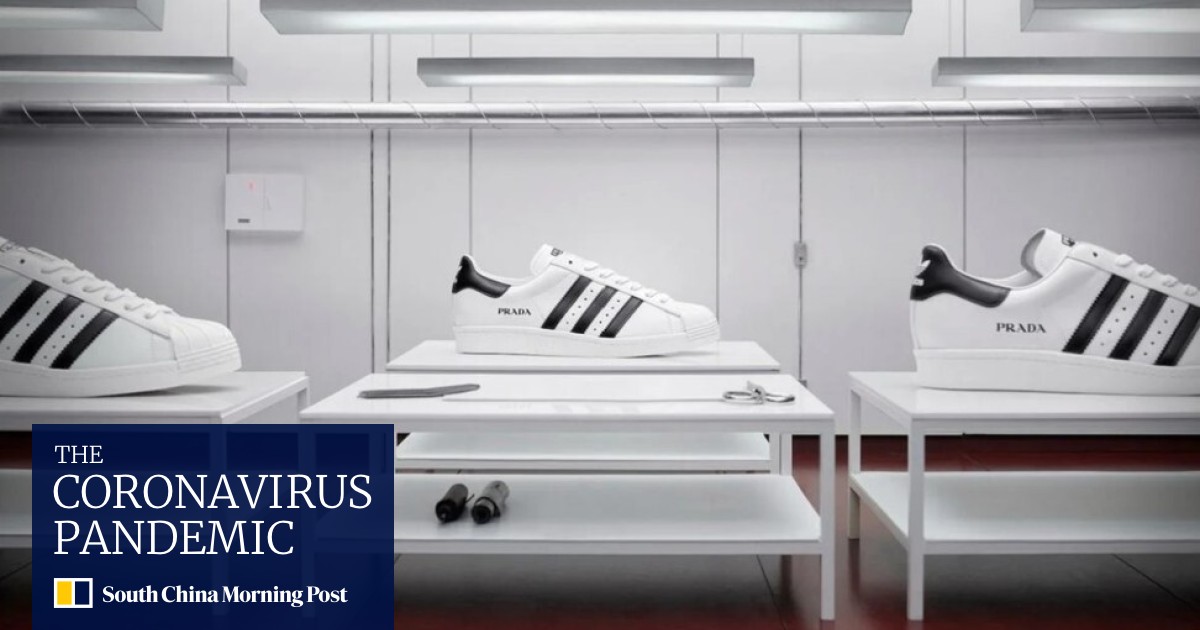 Prevalecer máquina de coser interfaz Prada x Adidas Superstar sneakers: when they drop, what colours and where  to buy – everything you need to know about the luxury streetwear  collaboration | South China Morning Post